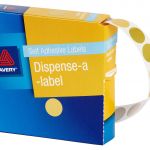 Avery Label Dispenser Dmc14go Gold Round 14mm 500 Pack | 61-238412