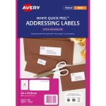 Avery Label J8159-25 Inkjet Fsc Mix Credit 24up 25 Sheets | 61-238429