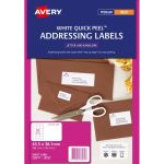 Avery Label J8160-25 Inkjet Fsc Mix Credit 21up 25 Sheets | 61-238430