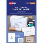 Avery Label J8165-25 Inkjet Fsc Mix Credit 8up 25 Sheets | 61-238435