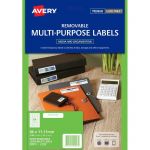 Avery Label L7656 Laser Inkjet 46x11.11m Fsc Mix Credit 84up 25 Sheets | 61-238509