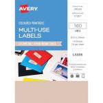 Avery Labels L7261 Almond 63.5x24mm A5 16up 10 Sheets | 61-238938