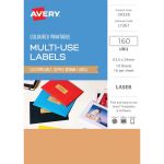 Avery Labels L7261 Copper 63.5x24mm A5 16up 10 Sheets | 61-238940