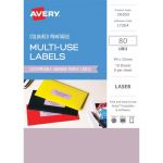 Avery Labels L7264 Lavender 32x94 A5 8up 10 Sheets | 61-238972