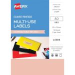 Avery Labels L7264 Peach 32x94 A5 8up 10 Sheets | 61-238975