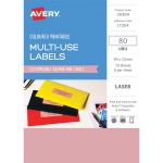 Avery Labels L7264 Salmon 32x94 A5 8up 10 Sheets | 61-238976