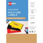 Avery Labels L7264 Copper 32x94 A5 8up 10 Sheets | 61-238980