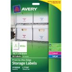 Avery Label Storage White 8up 10 Sheets | 61-239525