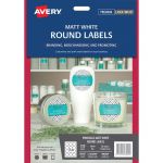 Avery Label L7104rev Round White 60mm Fsc Mix Credit 12up 10 Sheets | 61-239558