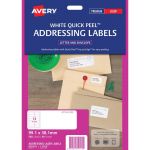 Avery Quick Peel Address Labels L7163 White 99.1x38.1mm Fsc Mix Credit 14up 40 Sheets | 61-239567