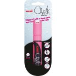 Uni Chalk Marker 8.0mm Chisel Hangsell Fluoro Pink Pwe-8k | 61-249084