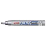 Uni Paint Marker 2.8mm Bullet Tip Silver Px-20 | 61-249123