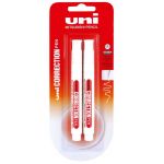 Uni Correction Pen Plastic 8ml Hangsell 2 Pack Clp-80 | 61-249184