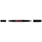 Uni Prockey Marker Dual Tip 0.4/0.9mm Black Pm-120 | 61-249551