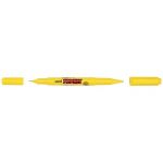 Uni Prockey Marker Dual Tip 0.4/0.9mm Yellow Pm-120 | 61-249554