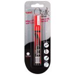 Uni Chalk Marker 1.8-2.5mm Bullet Hangsell Fluoro Orange Pwe-5m | 61-249749