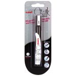 Uni Chalk Marker 1.8-2.5mm Bullet Hangsell Black Pwe-5m | 61-249752