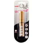 Uni Chalk Marker 8.0mm Chisel Hangsell Gold Pwe-8k | 61-249784