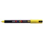 Uni Posca Marker 0.7mm Ultra-fine Pin Tip Yellow Pc-1mr | 61-250018