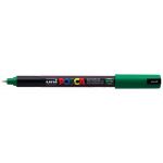 Uni Posca Marker 0.7mm Ultra-fine Pin Tip Green Pc-1mr | 61-250020