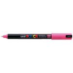 Uni Posca Marker 0.7mm Ultra-fine Pin Tip Pink Pc-1mr | 61-250021