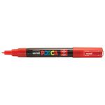 Uni Posca Marker 0.7mm Ultra-fine Round Tip Red Pc-1m | 61-250026