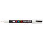 Uni Posca Marker 0.9-1.3mm Fine White Pc-3m | 61-250033