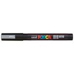 Uni Posca Marker 0.9-1.3mm Fine Silver Pc-3m | 61-250035