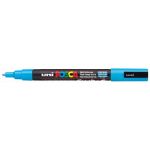 Uni Posca Marker 0.9-1.3mm Fine Light Blue Pc-3m | 61-250037