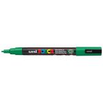 Uni Posca Marker 0.9-1.3mm Fine Green Pc-3m | 61-250040