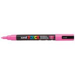 Uni Posca Marker 0.9-1.3mm Fine Pink Pc-3m | 61-250041