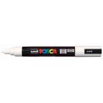 Uni Posca Marker 1.8-2.5mm Med Bullet White Pc-5m | 61-250042