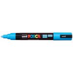 Uni Posca Marker 1.8-2.5mm Med Bullet Light Blue Pc-5m | 61-250050