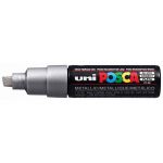 Uni Posca Marker 8.0mm Bold Chisel Silver Pc-8k | 61-250061