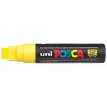 Uni Posca Marker 15.0mm Extra-broad Chisel Yellow Pc-17k | 61-250065