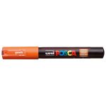 Uni Posca Marker 0.7mm Ultra-fine Round Tip Orange Pc-1m | 61-250072