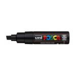 Uni Posca Marker 8.0mm Hangsell Bold Chisel Black Pc-8kh | 61-250109