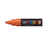 Uni Posca Marker 8.0mm Hangsell Bold Chisel Orange Pc-8kh | 61-250113