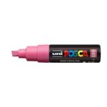 Uni Posca Marker 8.0mm Hangsell Bold Chisel Pink Pc-8kh | 61-250114