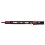 Uni Posca Marker 0.9-1.3mm Fine Red Wine Pc-3m | 61-250136