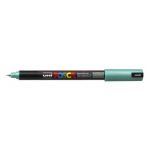 Uni Posca Marker 0.7mm Ultra-fine Pin Tip Met Green Pc-1mr | 61-250162