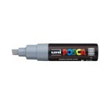 Uni Posca Marker 8.0mm Bold Chisel Grey Pc-8k | 61-250179