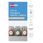 Avery Assorted Freezer Labels A6 Circle 45mm 6up 4 Sheets | 61-272543