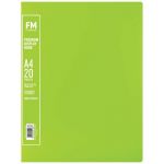 Fm A4 Premium Display Book 20 Pocket Lime Green | 61-278260