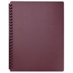 Fm Display Book A4 Burgundy Refillable 20 Pocket | 61-278379