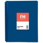 Fm Display Book Blue Insert Cover 20 Pocket Refillable | 61-278381