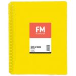 Fm Display Book Yellow Insert Cover 20 Pocket Refillable | 61-278386