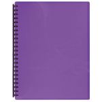 Fm Display Book A4 Purple Textured Refillable 20 Pocket | 61-278485