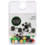 Dixon Map Pins Small Assorted Colour Pack 50 | 61-290511