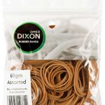 Dixon Rubber Bands 60gm Assorted | 61-300276